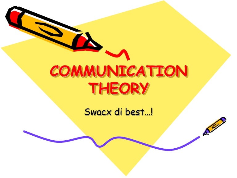 3 Communication Theory