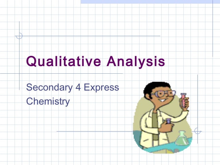 3. qualitative analysis