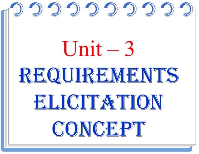 3. 1 req elicitation