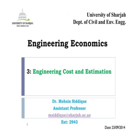 3. eng. cost and estimation