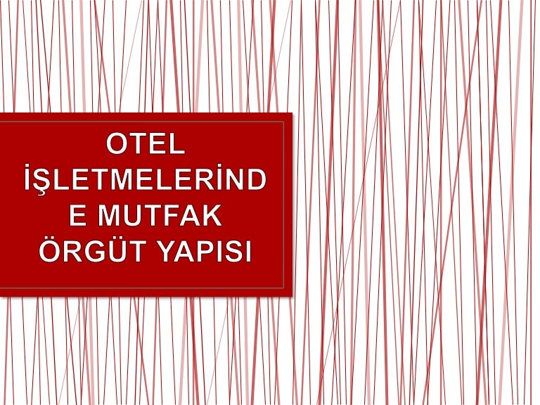 3 otel i sletmelerinde mutfak orgut yapisi