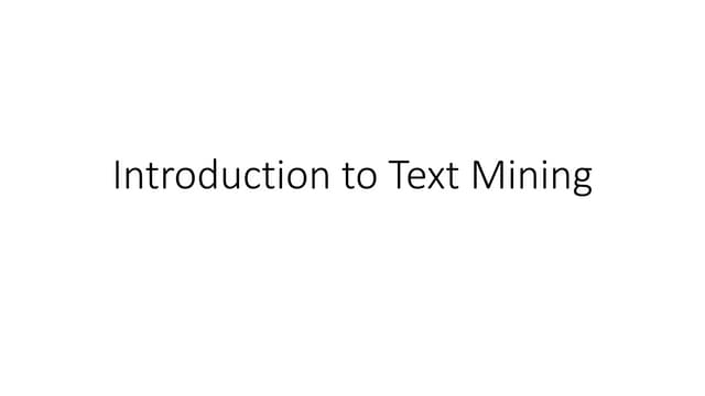 3. introduction to text mining