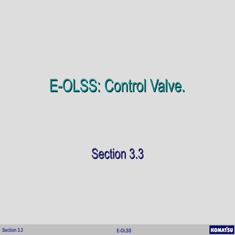 3.3 e olss control valve