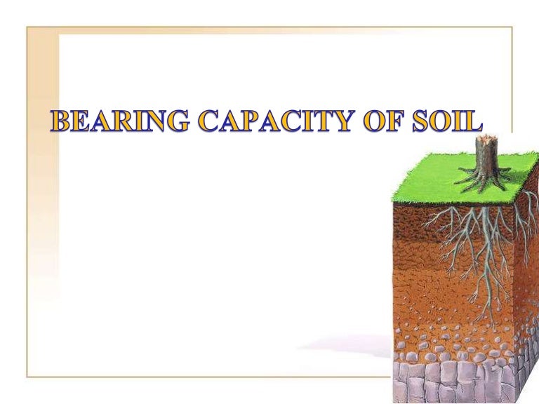 3.bearing capacity of soil