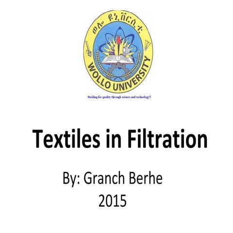 3. filtration textiles