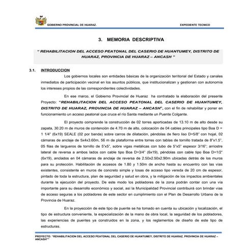 3. memoria descriptiva