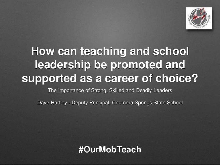 A School Leadership Journey