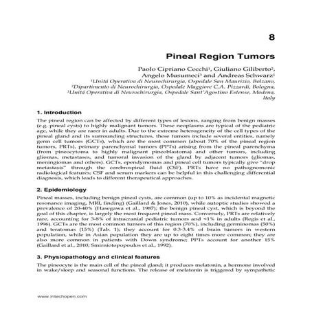 Pineal region masses - radiology | PPTX