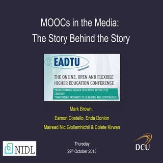 MOOCs in the Media:  The Story Behi...