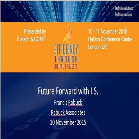 EDTP 2015 D1 Tomorrow's World - Fran Rabuck, Futurist