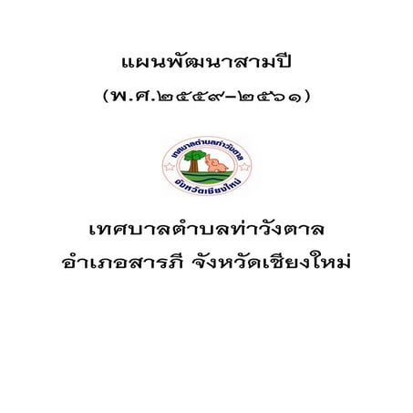 แผนพัฒนา 3 ปี