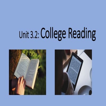 3.2 college reading