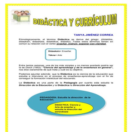 Didáctica y curriculum 