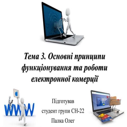 Тема №3. основні принципи функціонування та роботи систем електронної комерції