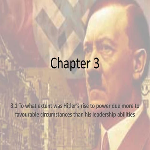 Sec 3N Hist (Elec) Chapter 3.2: Hitler's Germany (Hitler's rise to power) Part 2