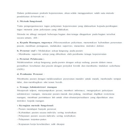 Metode penugasan fungsional