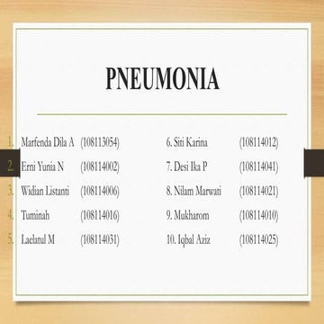 Pneumonia