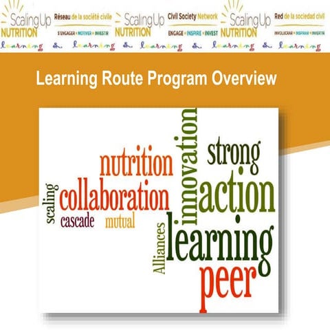 3. learning route program overview