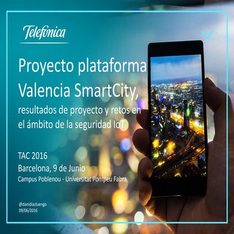 IOT de las cosas y las ciudades inteligentes | PPTX