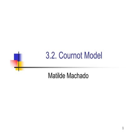 cournot model