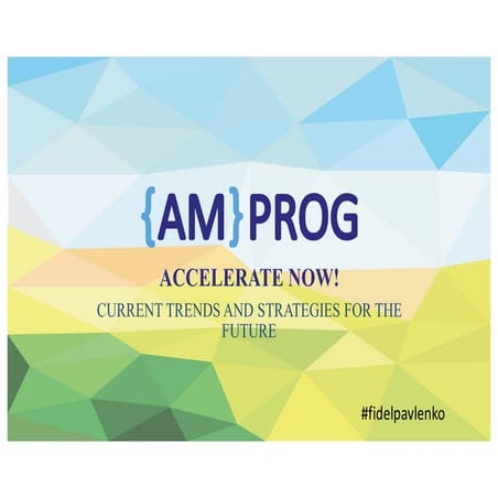 BDMSummit - 2016 Oleksandr Pavlenko "Startup Accelerators and Products"