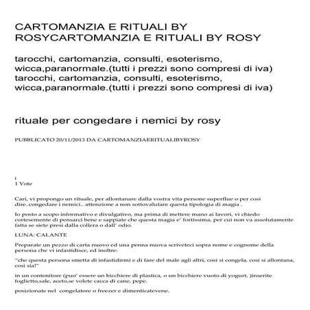 rituale | PDF