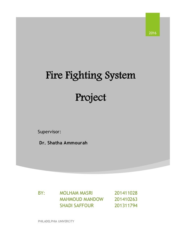 Fire Fighting System