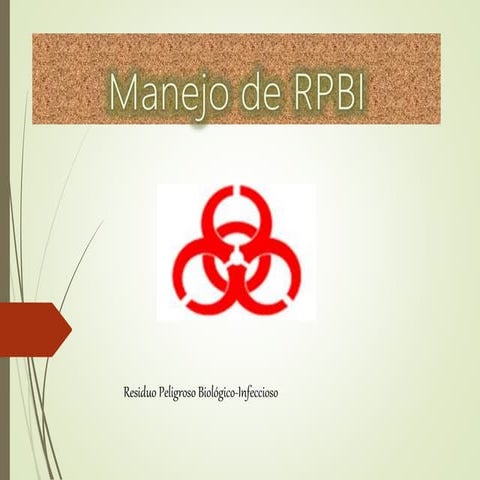 MANEJO DEL RPBI | PPTX
