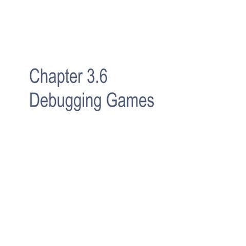 debugging.ppt