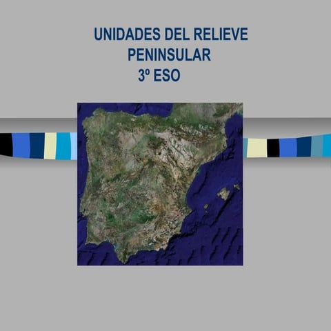 UNIDADES DEL RELIEVE ESPAÑOL- ESO