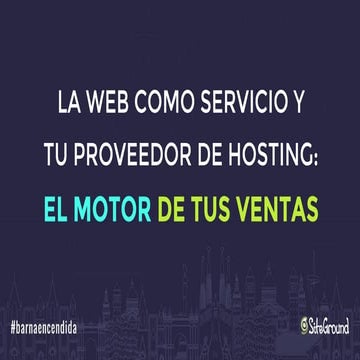 Barna encendida - Evento de Marketing Digital de SiteGround - José Ramón Padrón