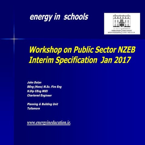 Energy in Schools by John Dolan