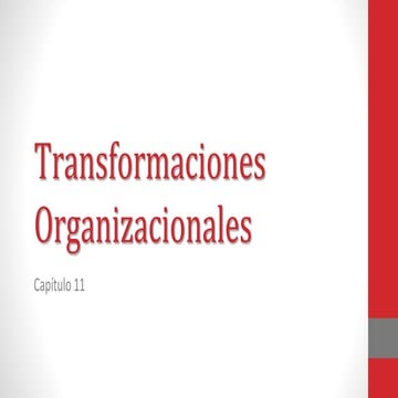3. transformaciones organizacionales