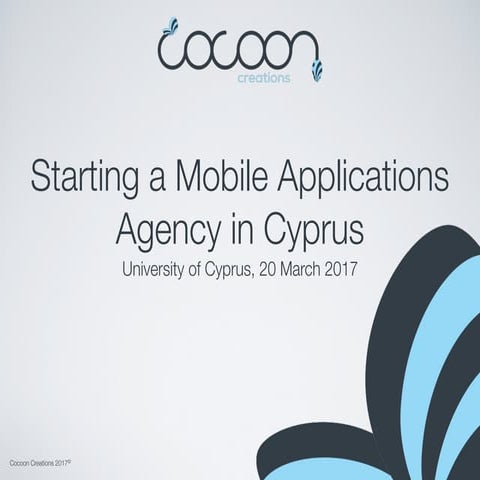 Starting a mobile applications company in Cyprus | PPT