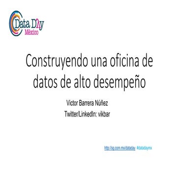 Construyendo una Oficina de Datos de Alto Desempeño 