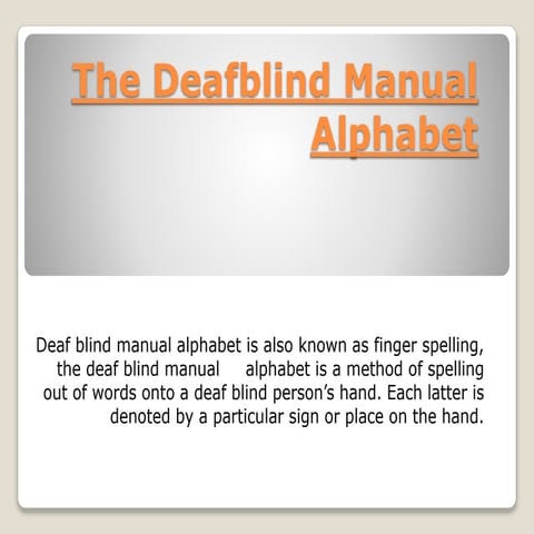 ABC Sign Language Alphabet | PPT