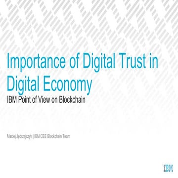 Importance of digital trust in digital economy  