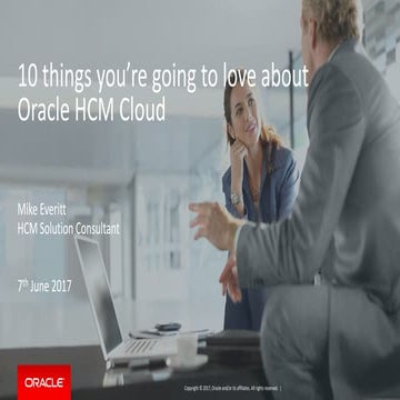 3. Mike Everitt  - 10 Things You'll Love About Oracle HCM Cloud