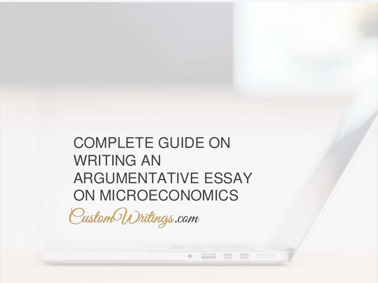 Argumentative essay about economics image