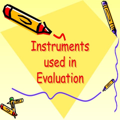 3. instruments used in evaluation