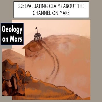 Evaluating Claims About Channel on Mars