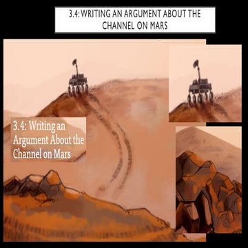 Writing an Argument About the Channel on Mars