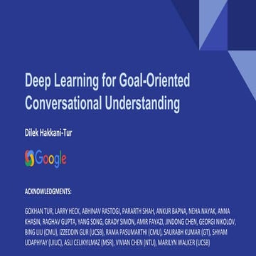 Dilek Hakkani-Tur at AI Frontiers: Conversational machines: Deep Learning for...