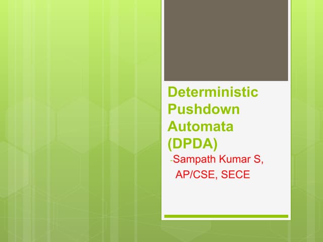 3.4 deterministic pda