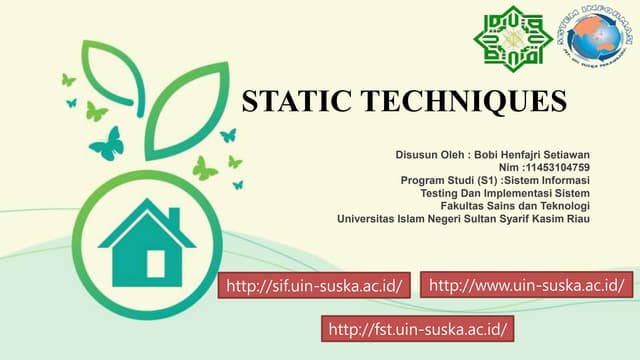 3.static techniques
