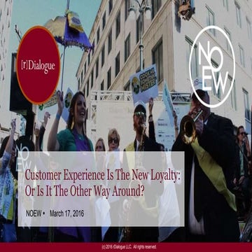 Customer Experience Is The New Loyalty: Or is it the Other Way Around?