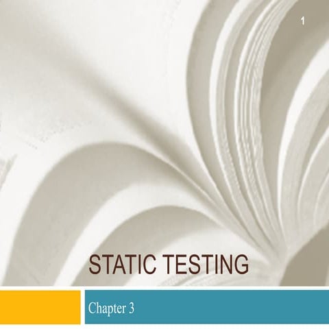 3.static testing 