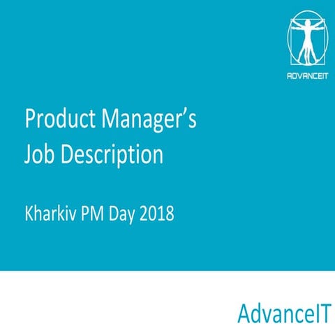 Олена Петрова  “Чим займається Product Manager?” Kharkiv Project Management Day