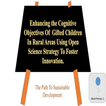 Enhancing the Cognitive Objectives Of  Gifted Children In Rural Areas Using O...
