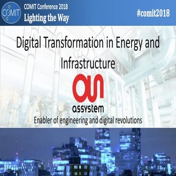 Digital Transformation in Energy and Infrastructure #COMIT2018